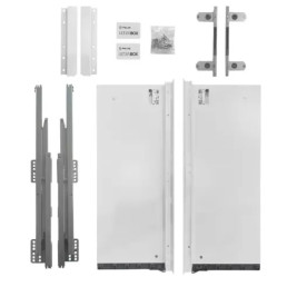 REJS ULTRA BOX Fiókszett – H=199 mm, L=500 mm, Fehér, Fékes