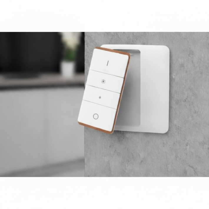 REJS távirányítós kapcsoló W16, 12V/72W, fehér, fali tartóval