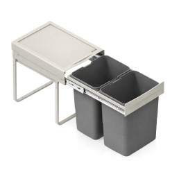 REJS JC 607 Kihúzható szemetes (2x15L), 45-ös szekrénybe H-345, 505 mm mély