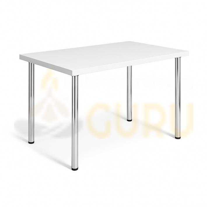 Fekete kerek fém asztalláb – 710 mm magas, 60 mm átmérő