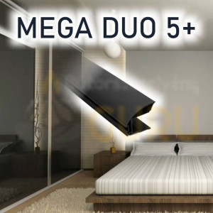 SuperDuó Tolóajtó Vasalat – Fekete