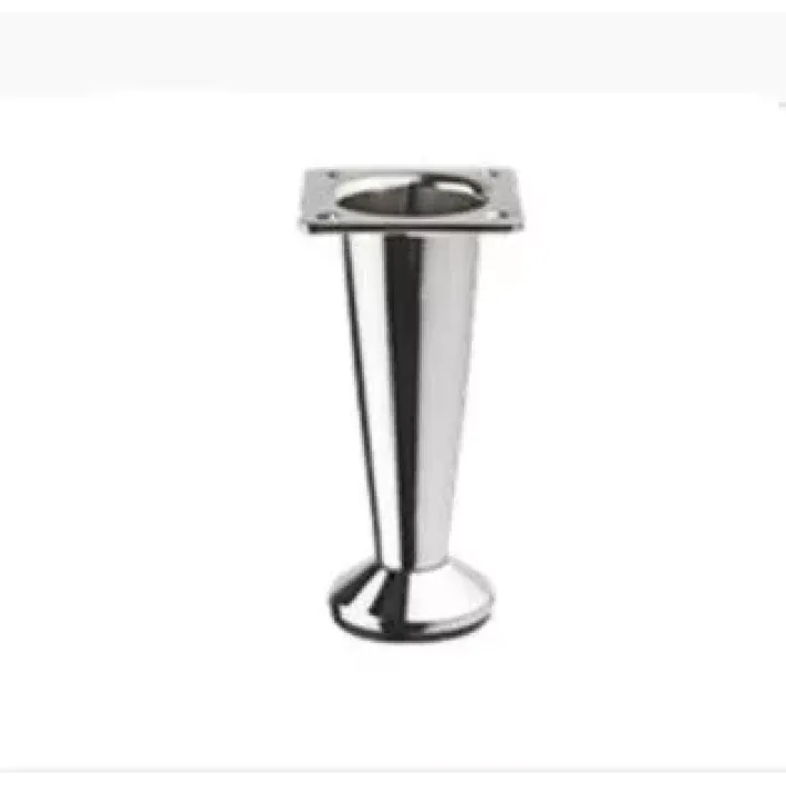 szekrényláb PR/fém - 10 cm, króm