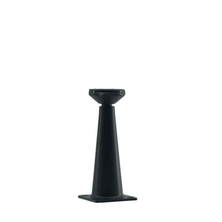 szekrényláb PR/fém - 10 cm, Fekete szekrényláb PR/fém - 10 cm, Fekete