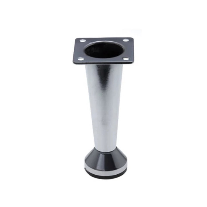 szekrényláb PR/fém - 8 cm, króm