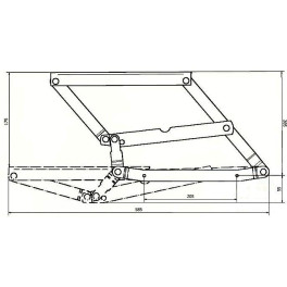 Bohém emelő vasalat – mini