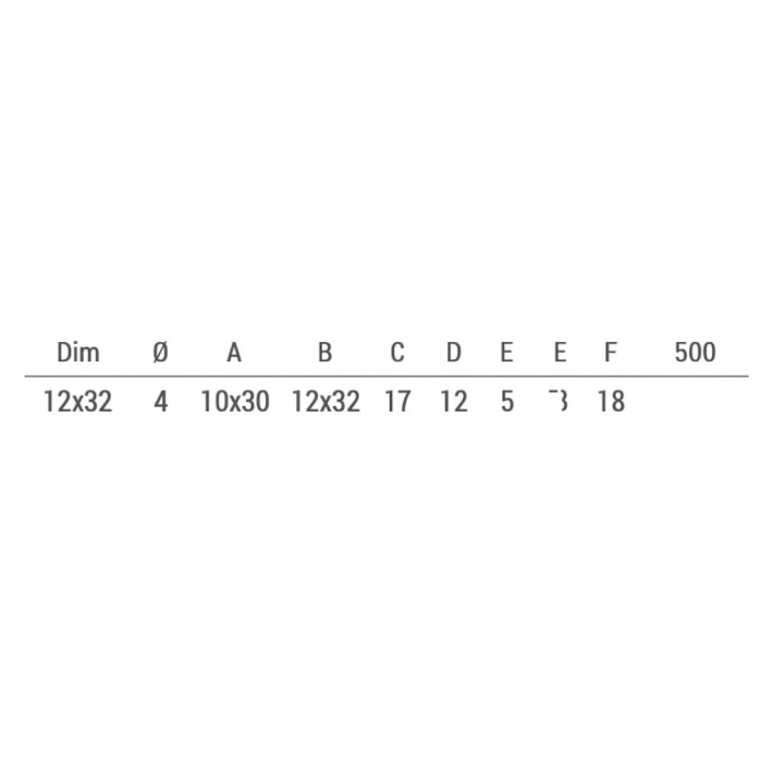 Két tüskés fekete végzáró filccel, 12×32 mm, 4 mm-es tüskékkel