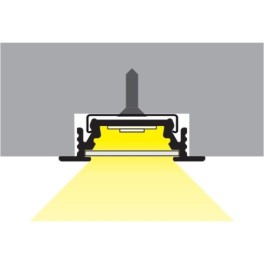 LED profil GROOVE - alumínium