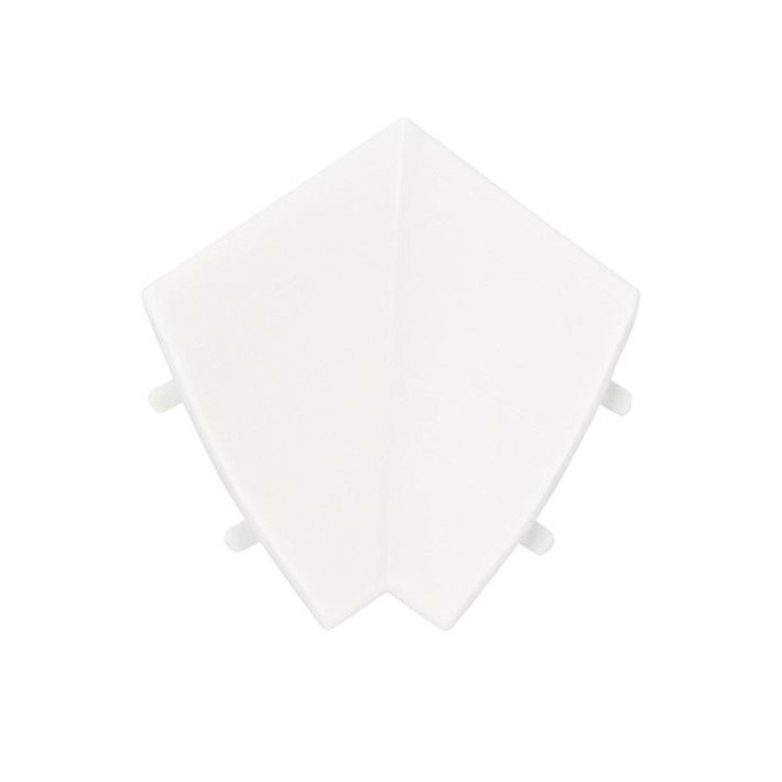 konyhapult vízzáró sarokelem - belső sarok, fehér